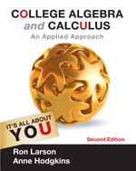 College Algebra and Calculus an Applied Approach