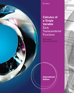 International: Calculus of a Single Variable - Early Transcendental Functions