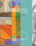 International: Calculus an Applied Approach 9e