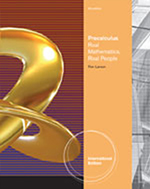 International: Precalculus Real Math Real People 6e